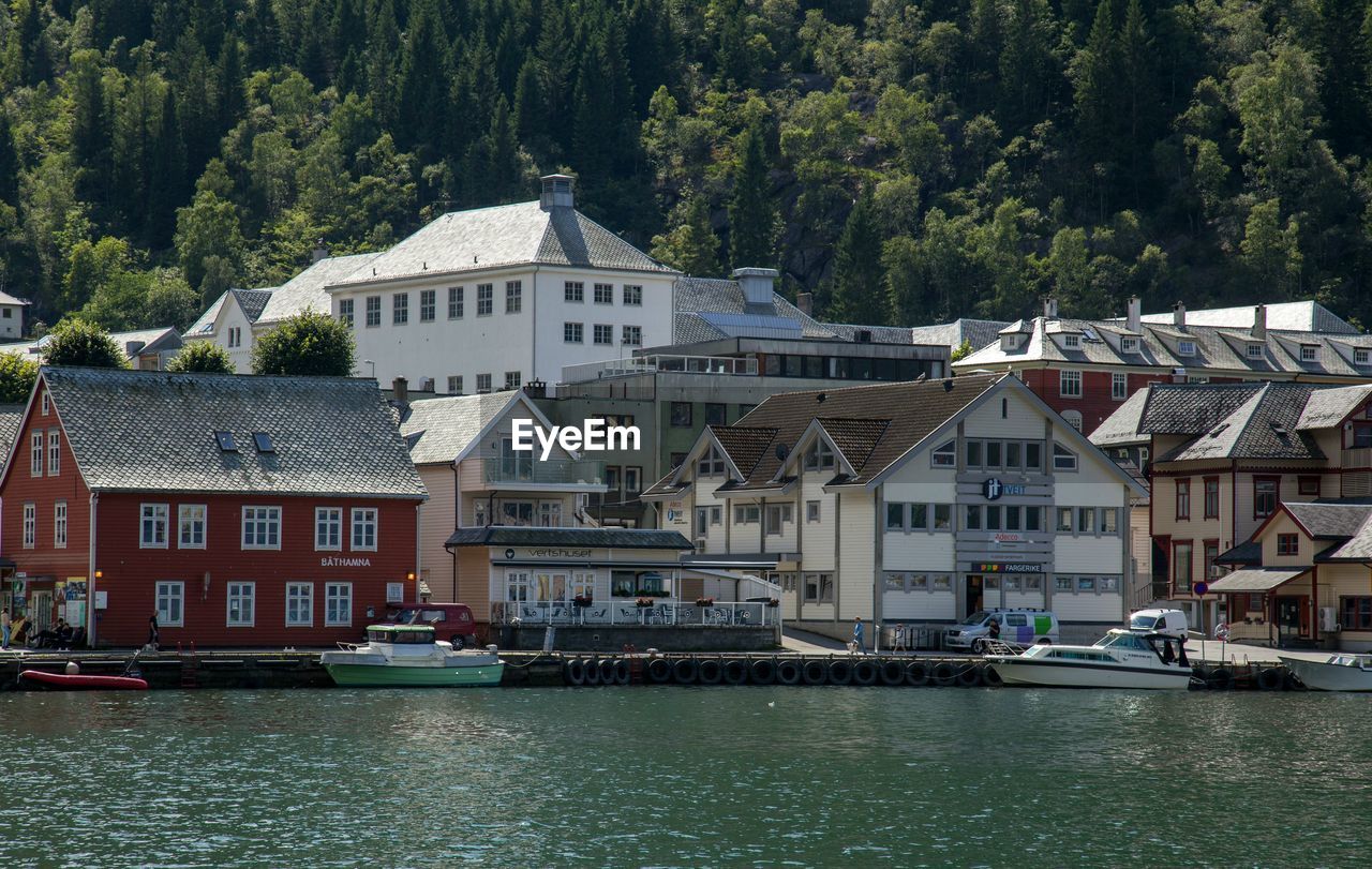 houses by river