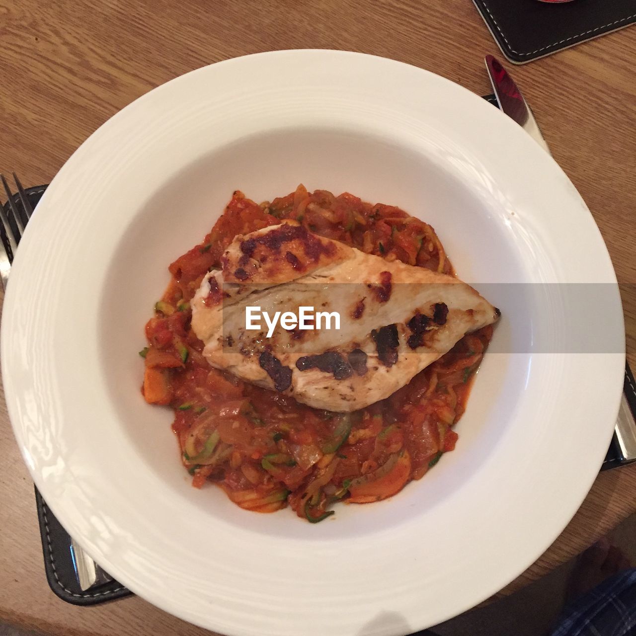 CLOSE-UP OF SERVED FOOD ON PLATE