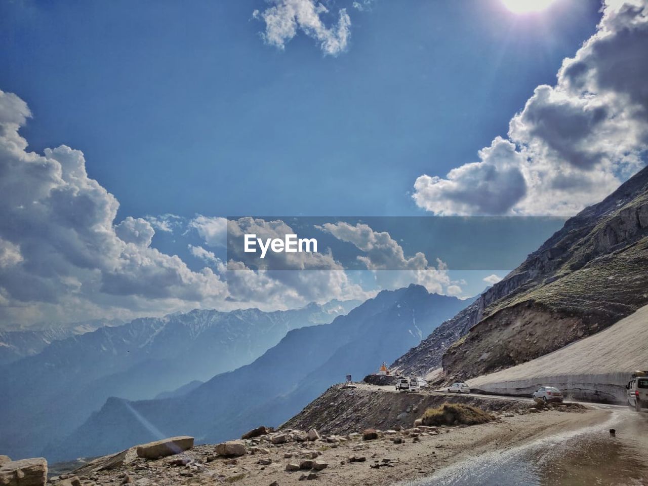 Panoramic view of landscape against sky