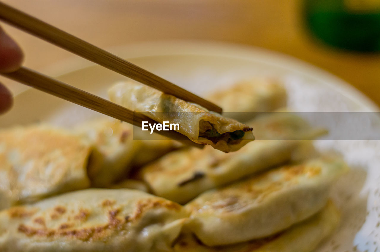 close-up of food on table