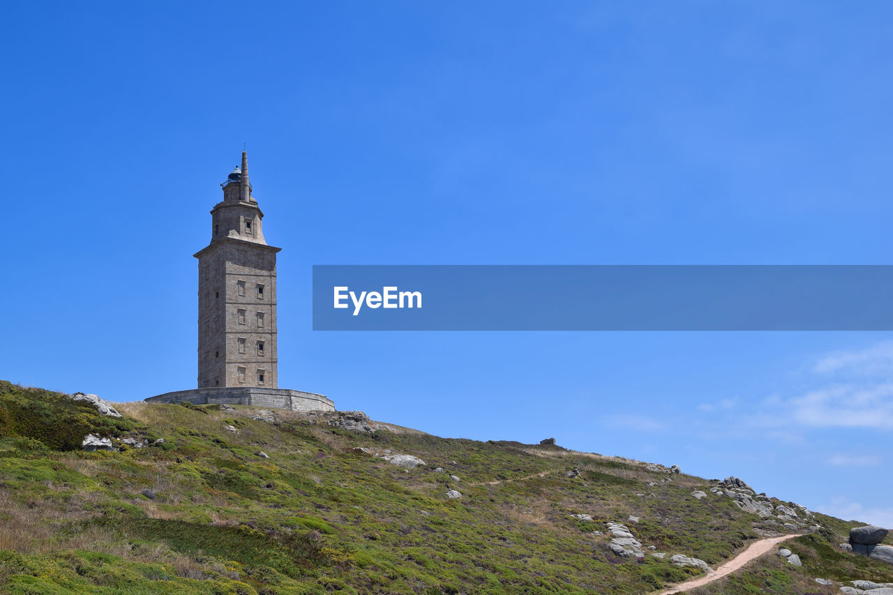 Hercules tower, a corunna.tower of hercules, is the oldest roman lighthouse working