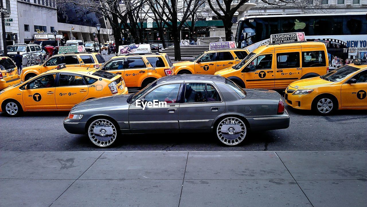 CARS PARKED ON STREET