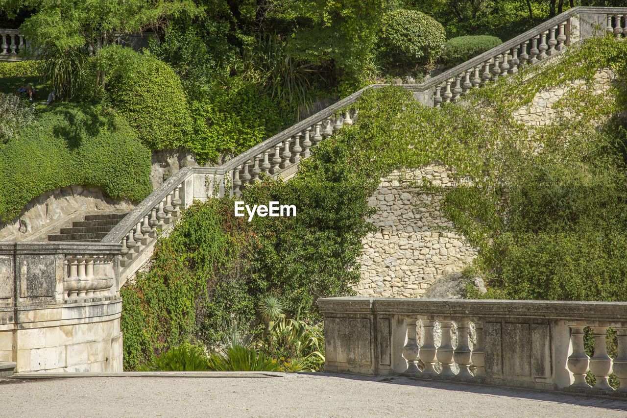 FOOTBRIDGE OVER GARDEN