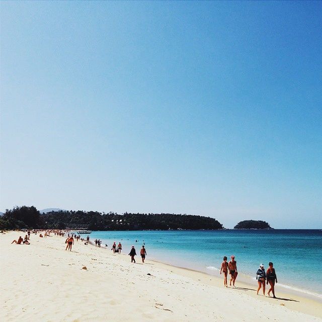 PEOPLE ON BEACH