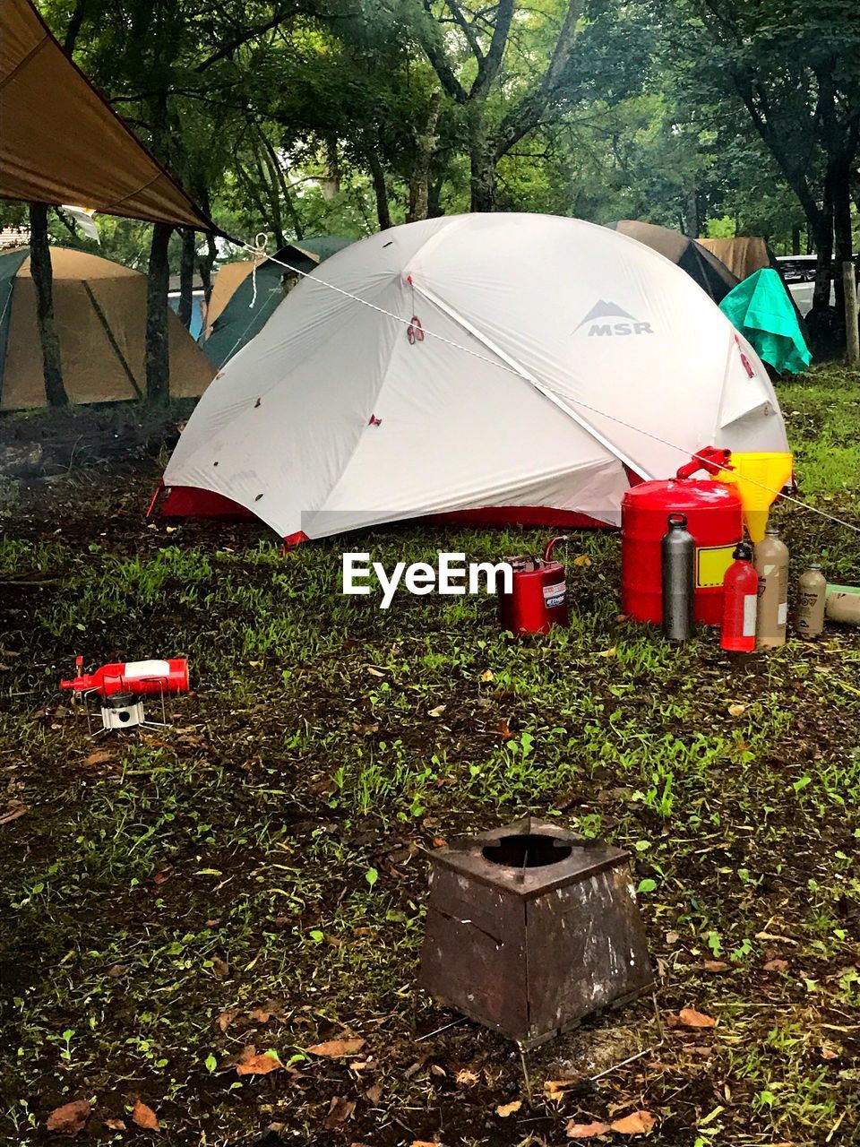 VIEW OF TENT IN TRADITIONAL CLOTHING