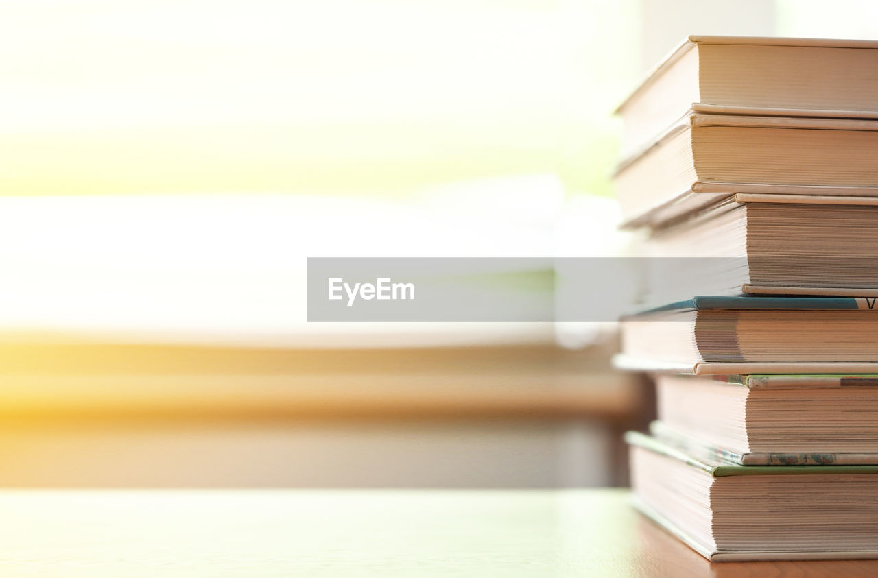 CLOSE-UP OF OPEN BOOK