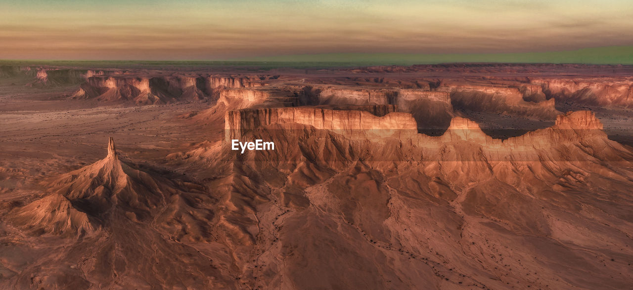 VIEW OF ROCK FORMATIONS