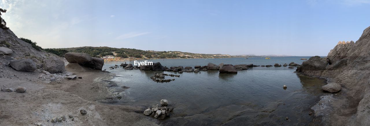 PANORAMIC VIEW OF SEA AGAINST SKY