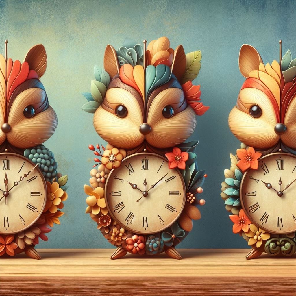 clock, cartoon, time, no people, animal, alarm clock, animal themes, mammal, indoors, animal representation, wall clock