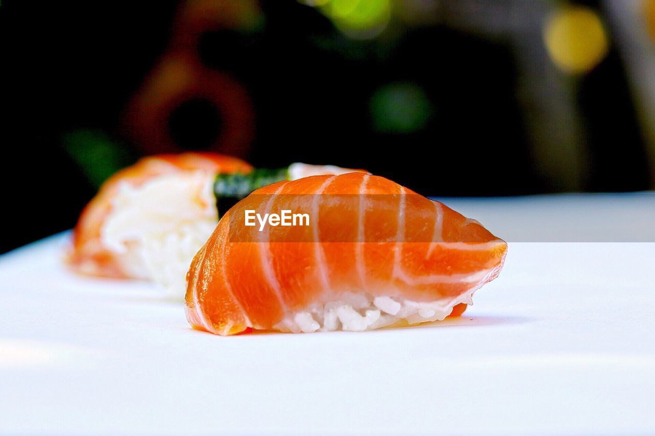 Close-up of sushi