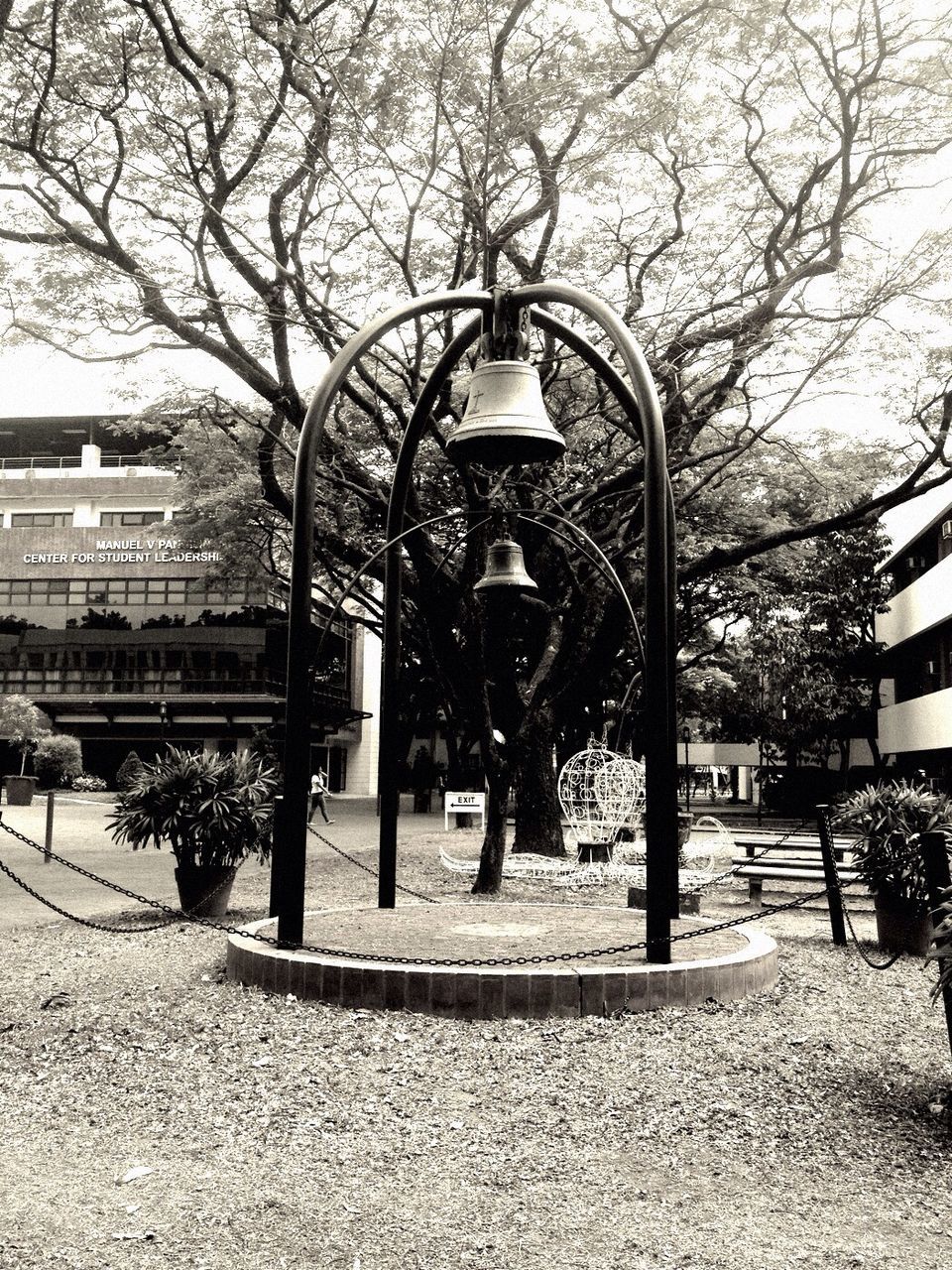 Bell in town square