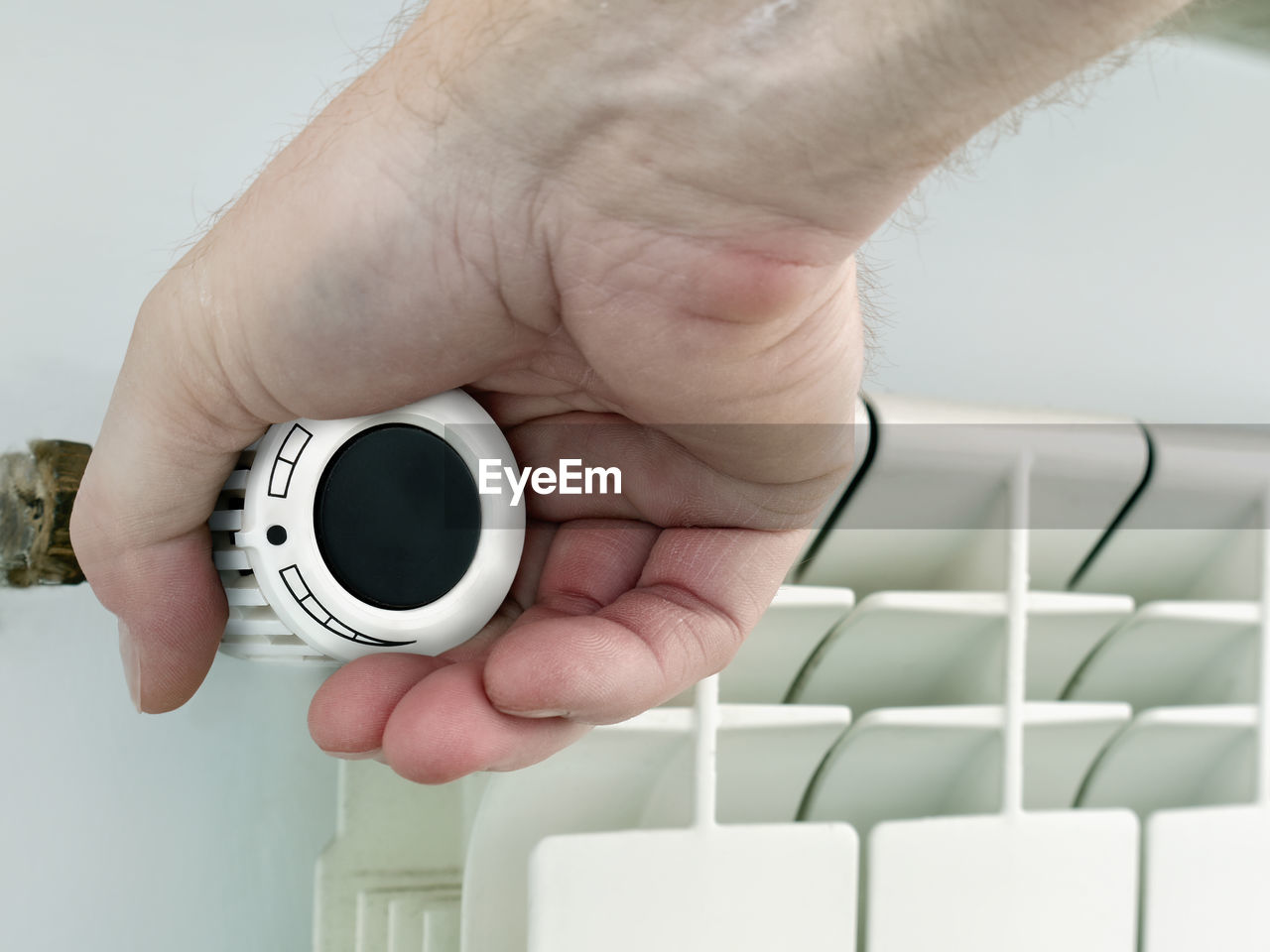 hand, adult, one person, technology, indoors, close-up, holding, men, finger, studio shot