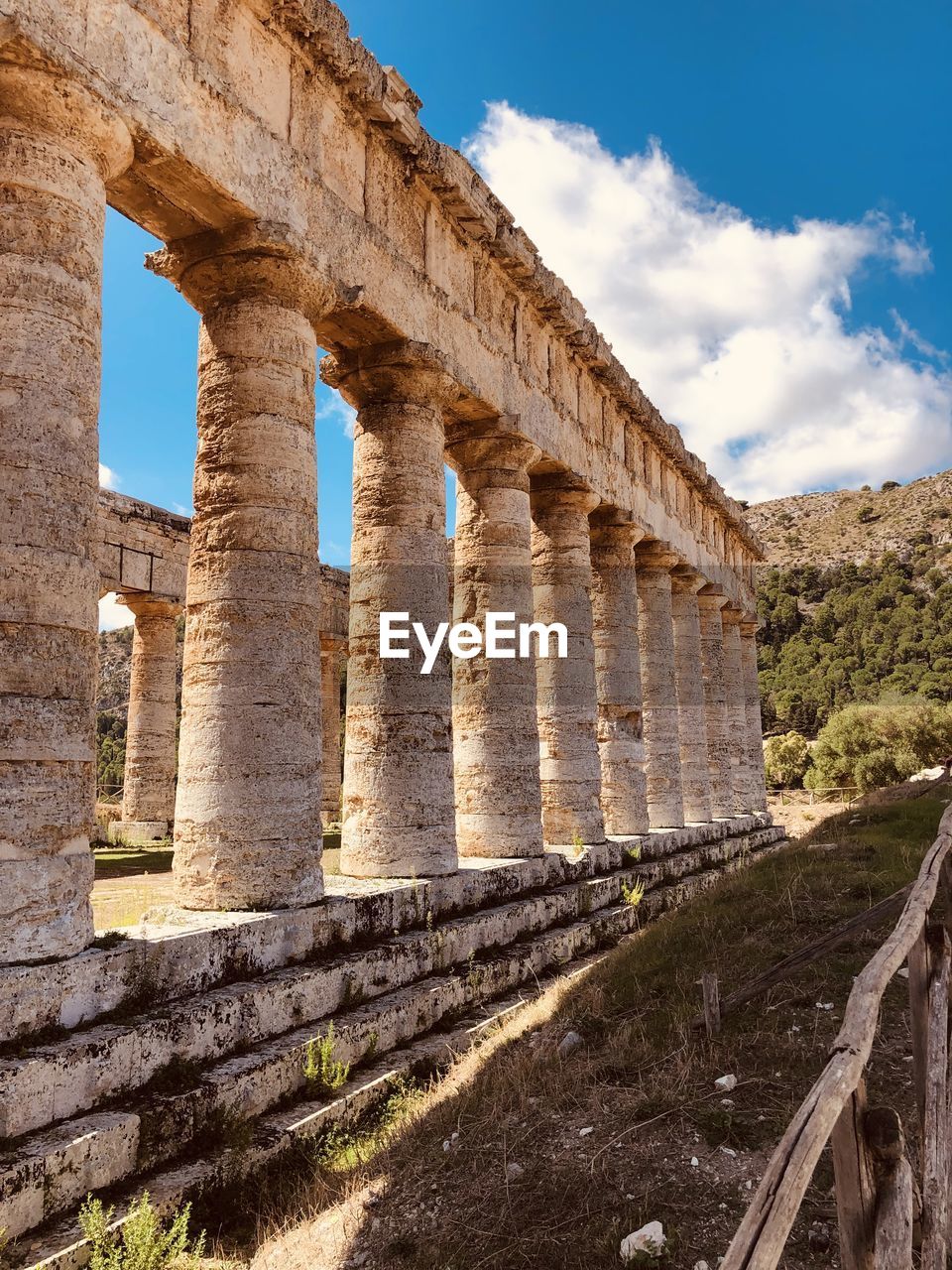 OLD RUINS AGAINST SKY