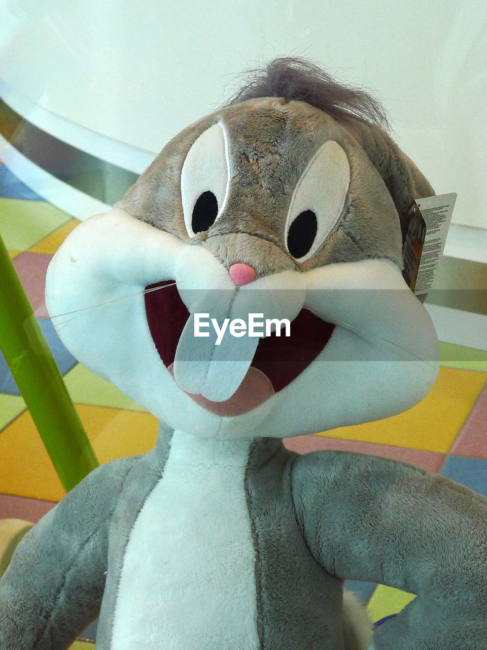 CLOSE-UP OF CUTE BOY WEARING ANIMAL MASK