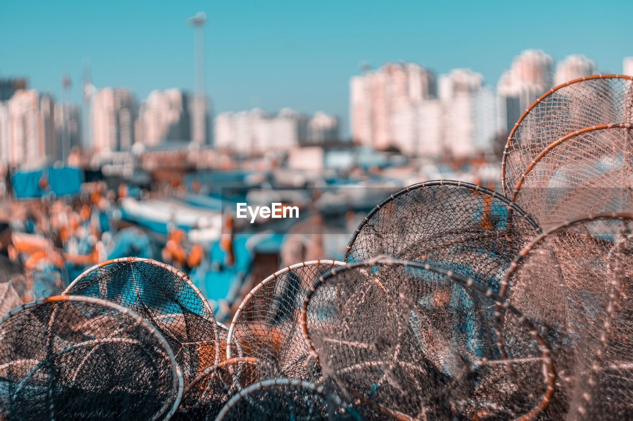 FISHING NET BY SEA