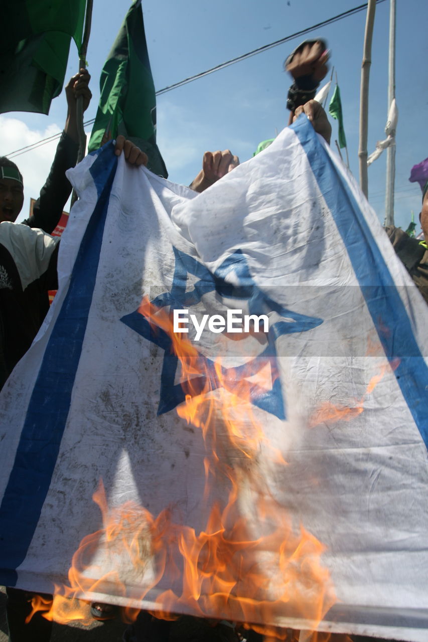 Anti-israel in bintan island, indonesia.