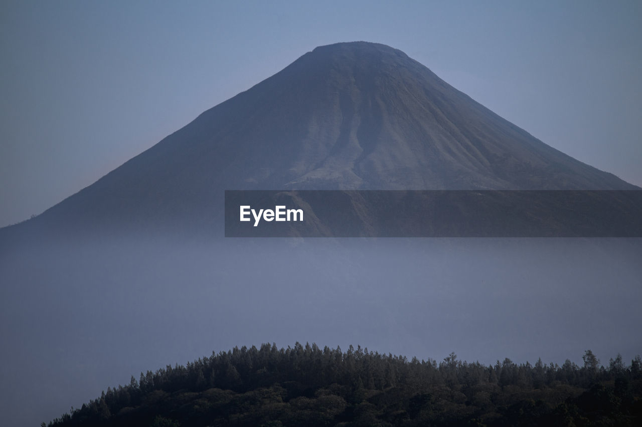 Scenic view of snowcapped mountain against sky