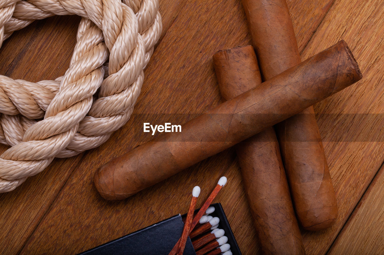 wood, rope, brown, no people, close-up, strength, high angle view, equipment