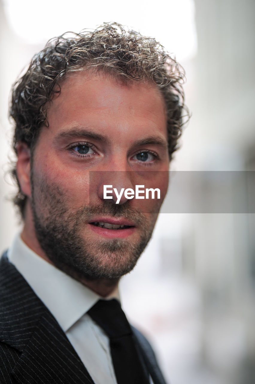 Portrait of bearded businessman