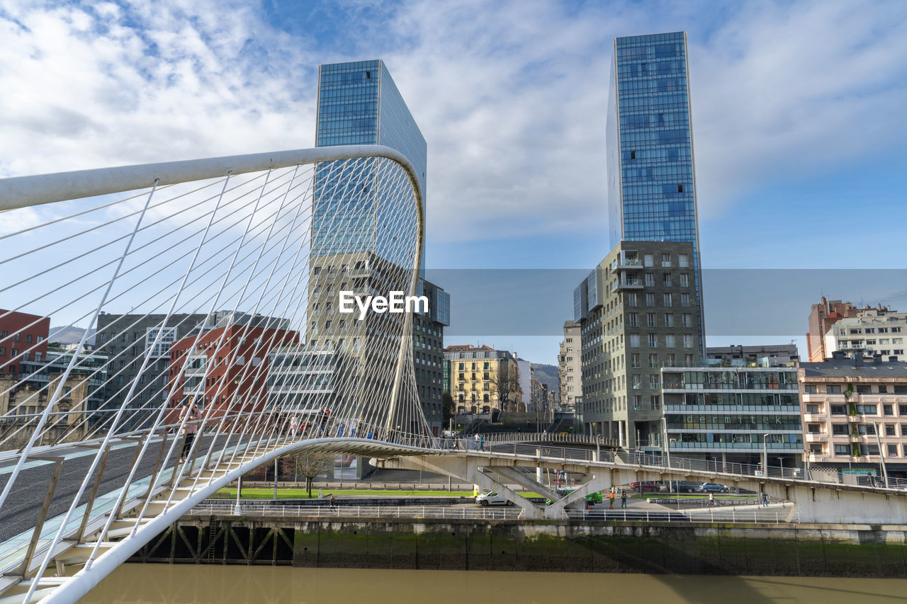 low angle view of skyscrapers in city