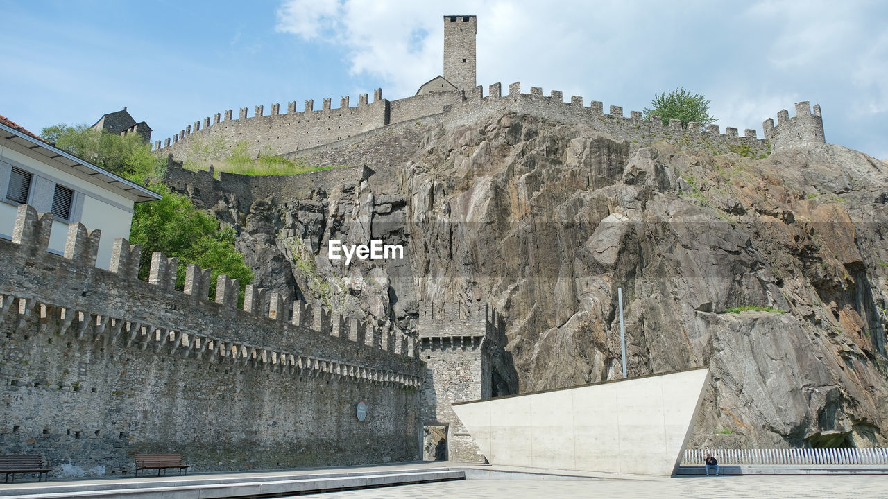 Castelgrande in bellinzona, canton ticino, switzerland.