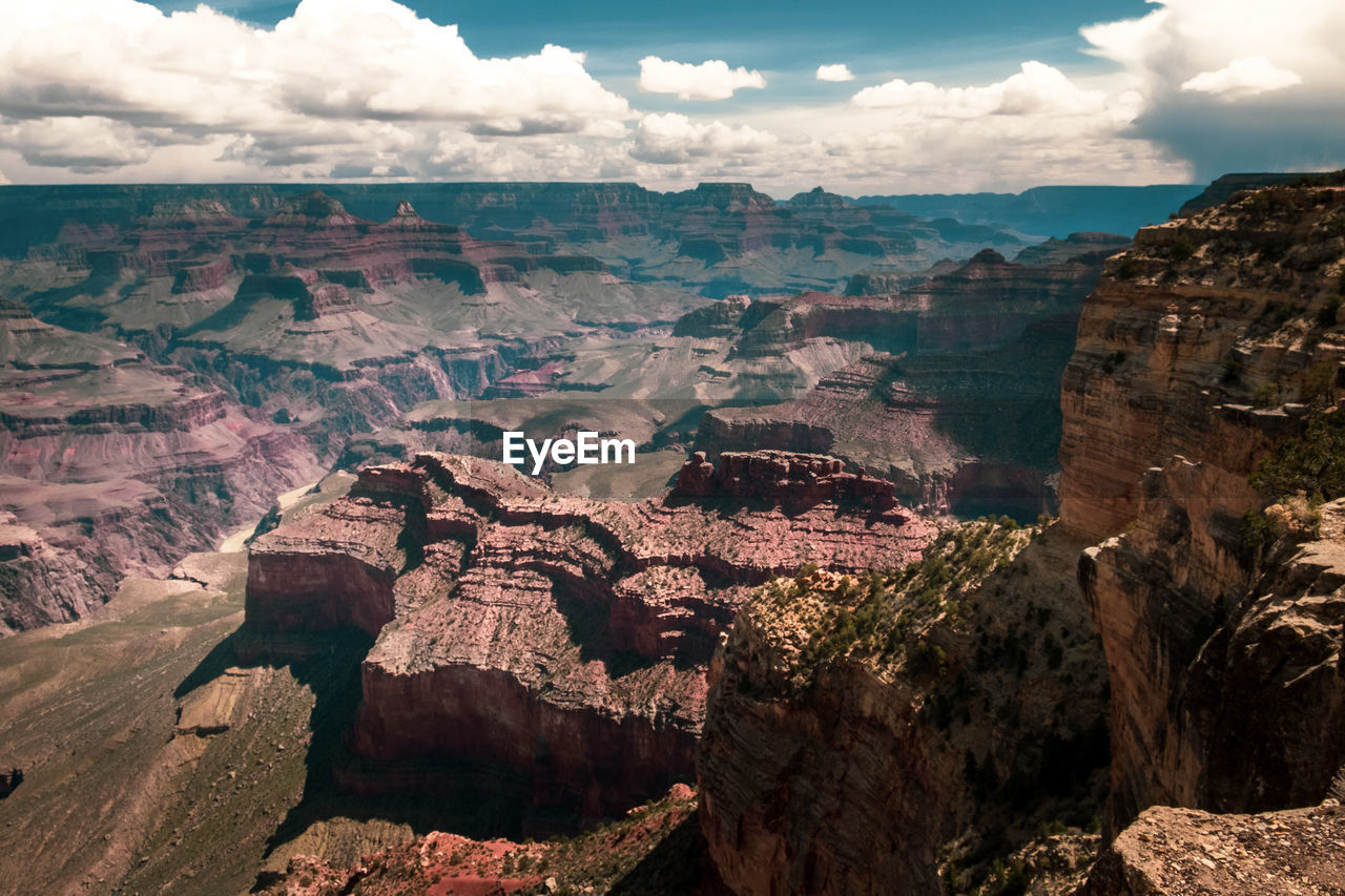 AERIAL VIEW OF ROCK FORMATION