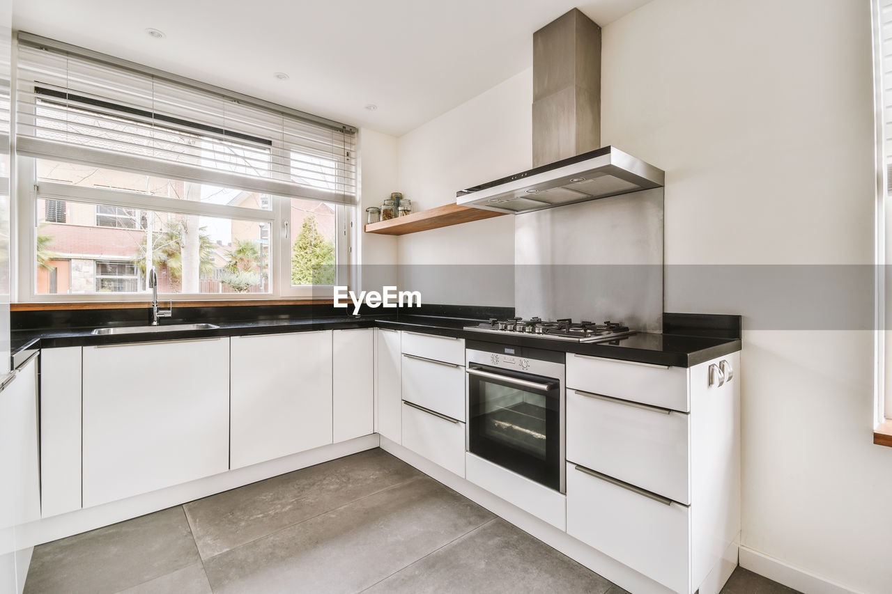 Interior of modern kitchen