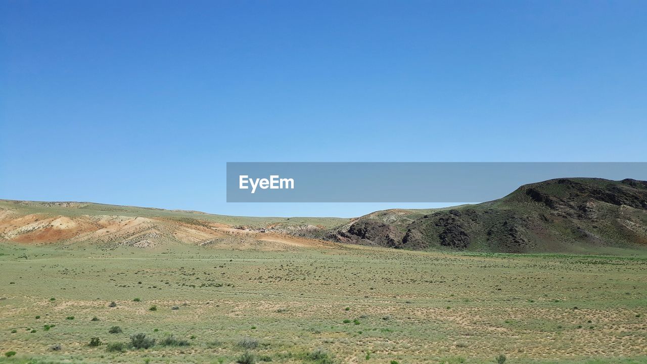 SCENIC VIEW OF LANDSCAPE AGAINST CLEAR SKY