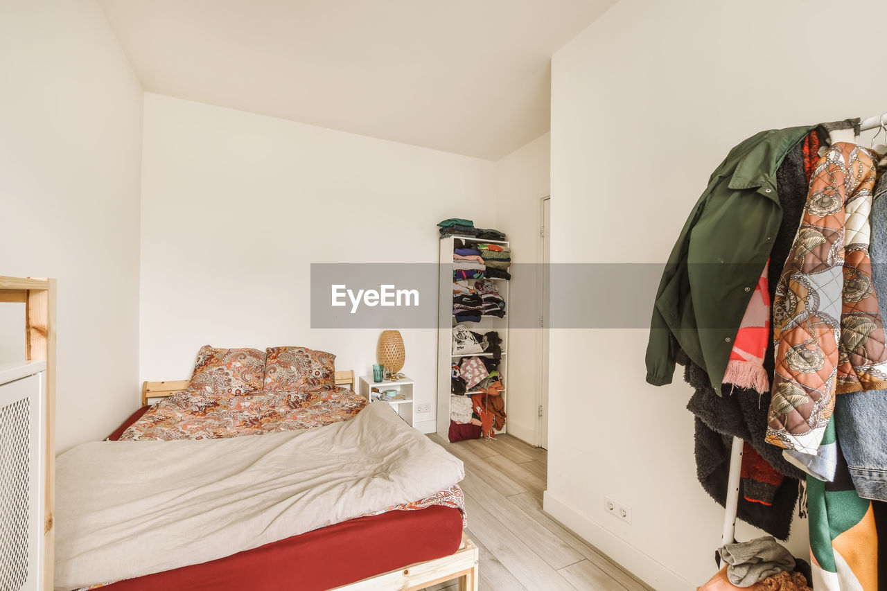 low section of woman standing in living room