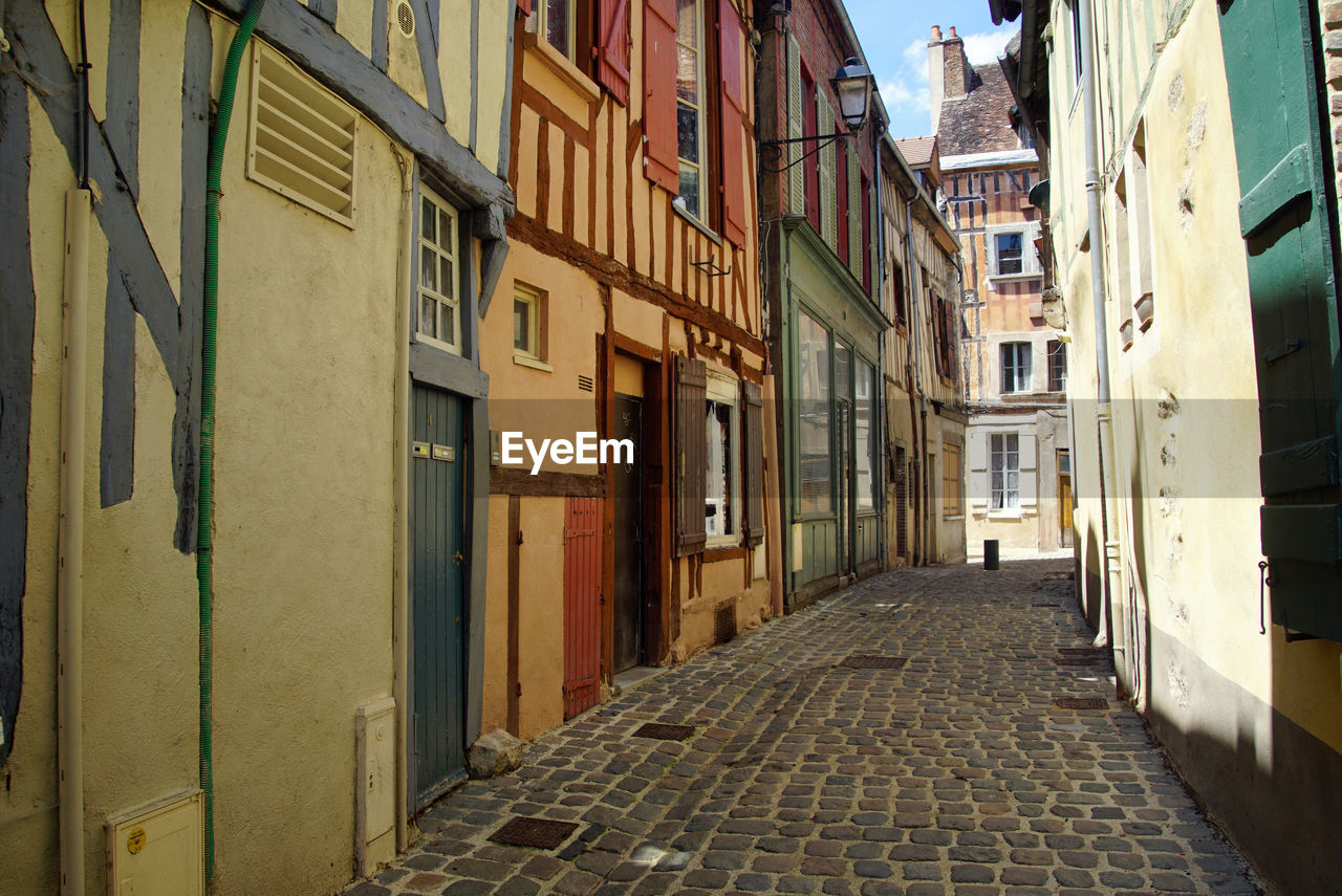 Street amidst buildings in city