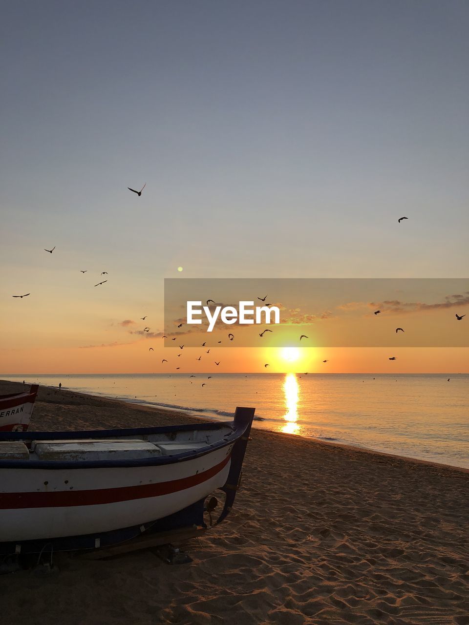 Dawn on sea 