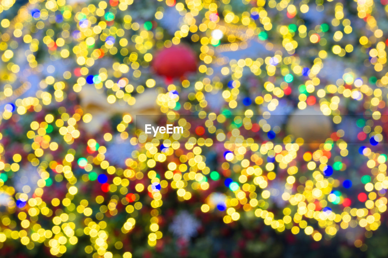 DEFOCUSED IMAGE OF LIGHTS