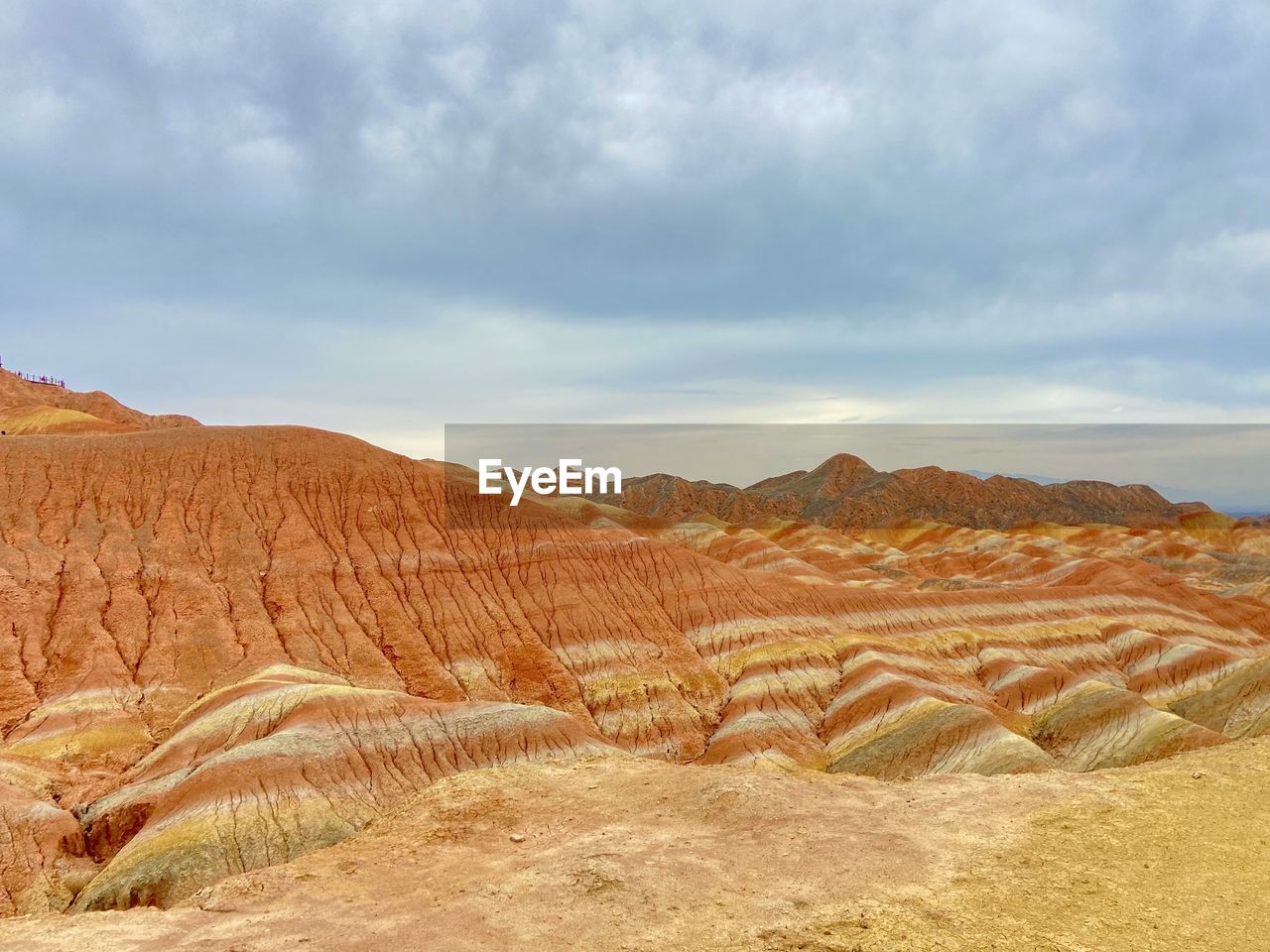 Rainbow mountain, zhangye, china