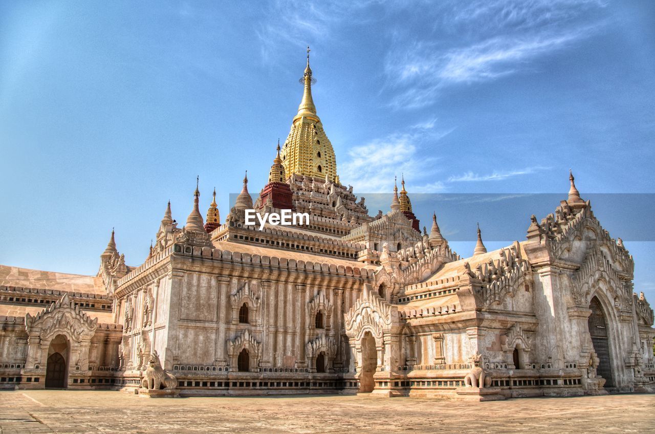 LOW ANGLE VIEW OF TEMPLE