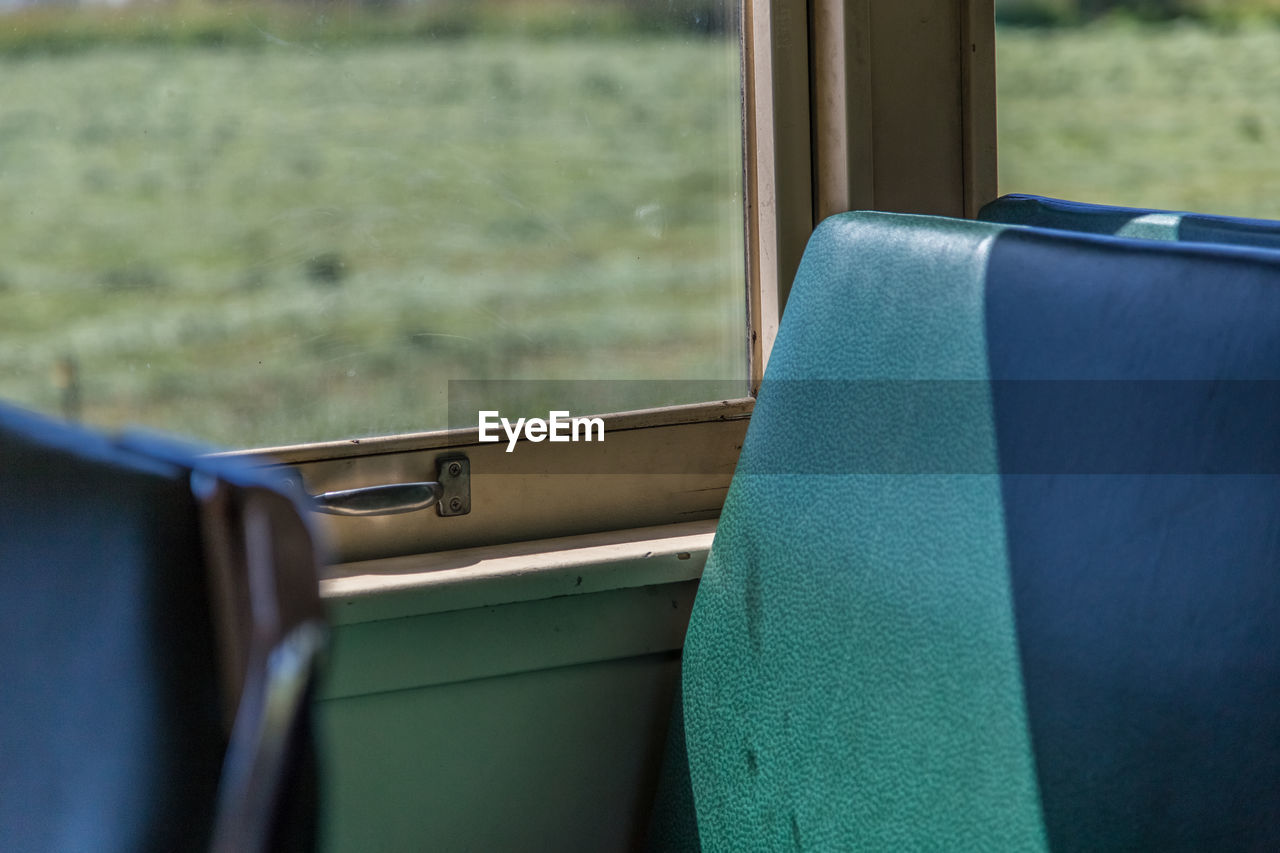 Train by window