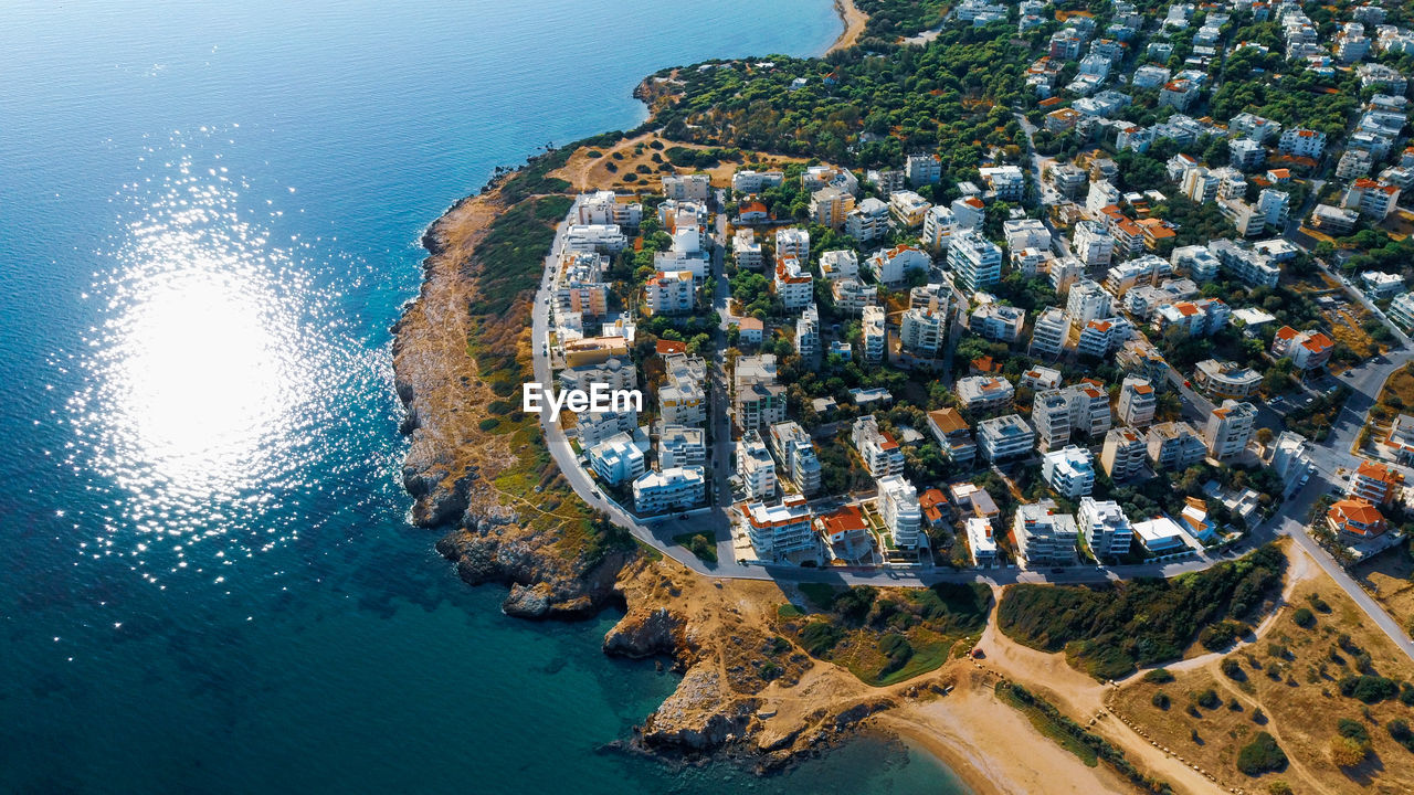 Seaside city in greece