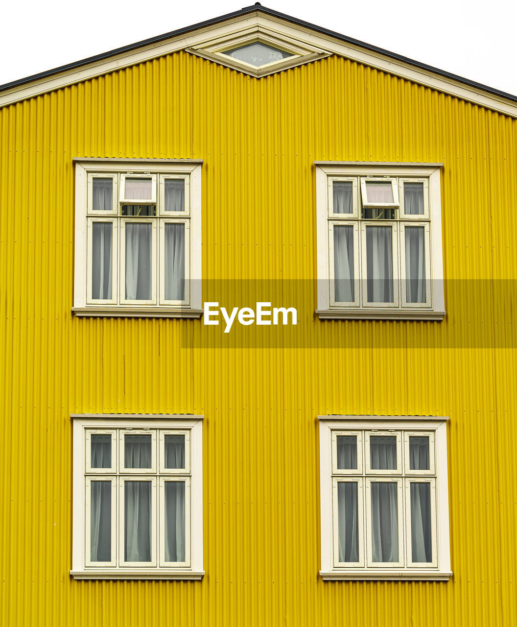 Full frame shot of yellow building