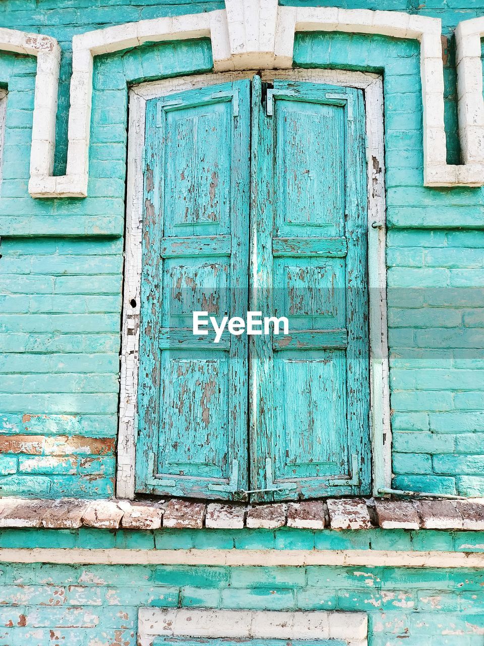 Full frame shot of closed door of building