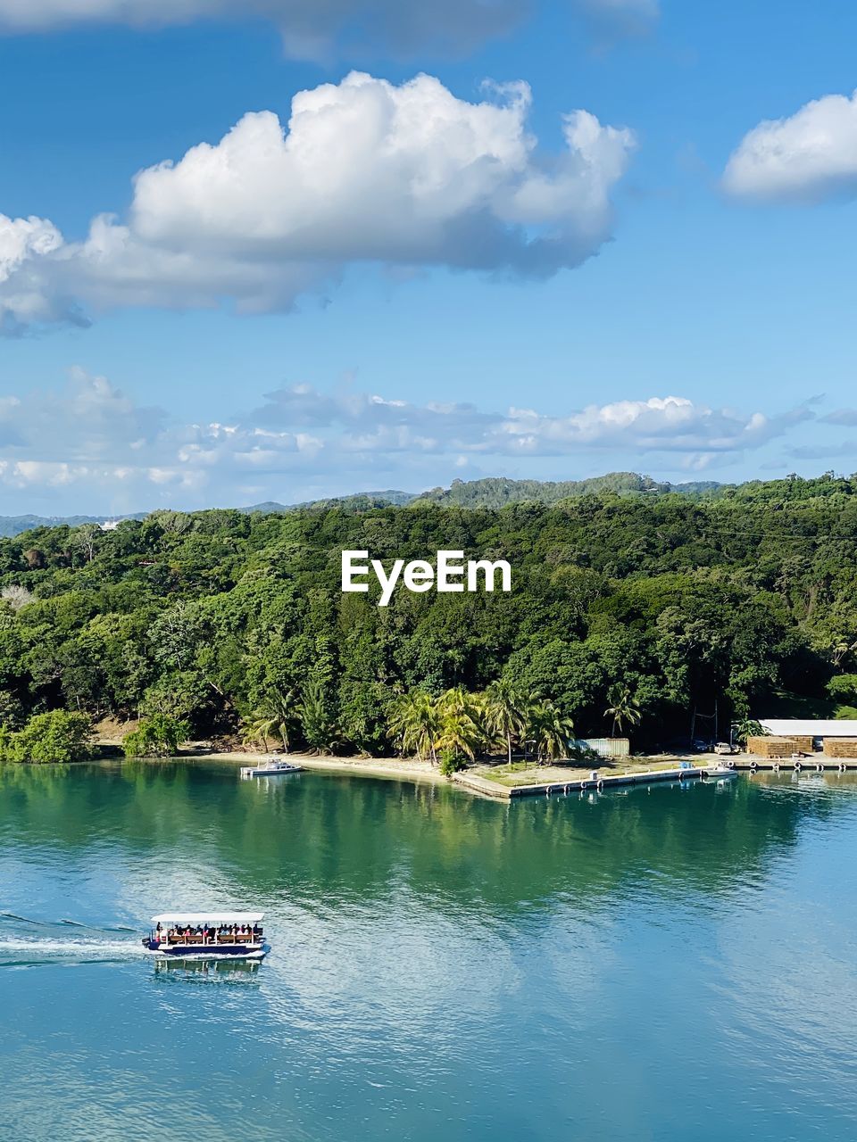 Scenic view of river against sky