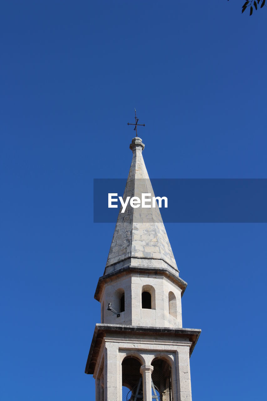 LOW ANGLE VIEW OF BELL TOWER