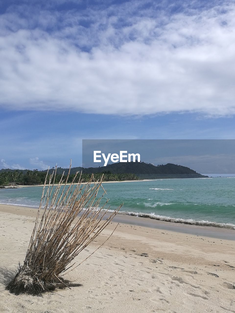 BEACH AGAINST SKY