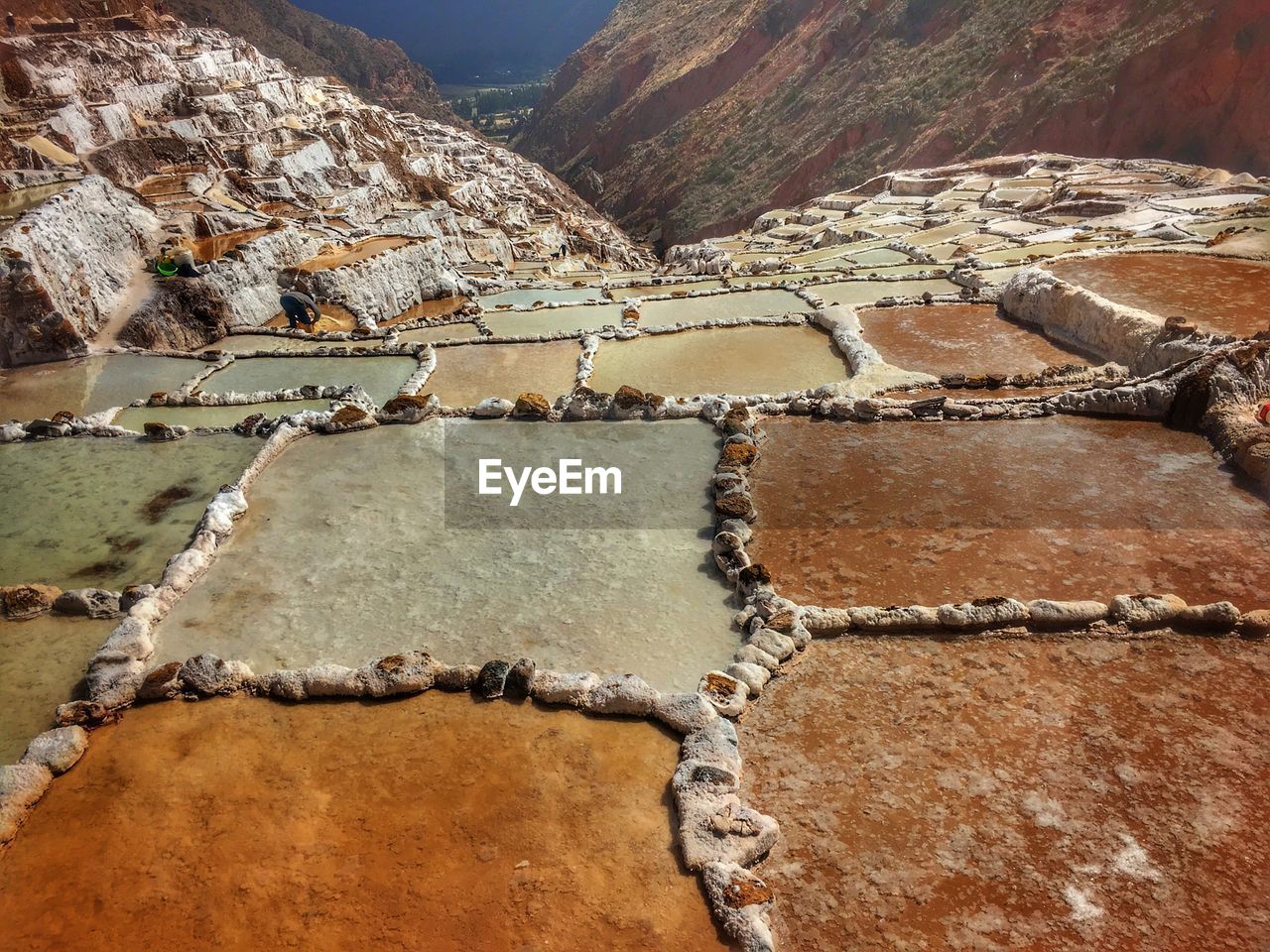 High angle view of landscape