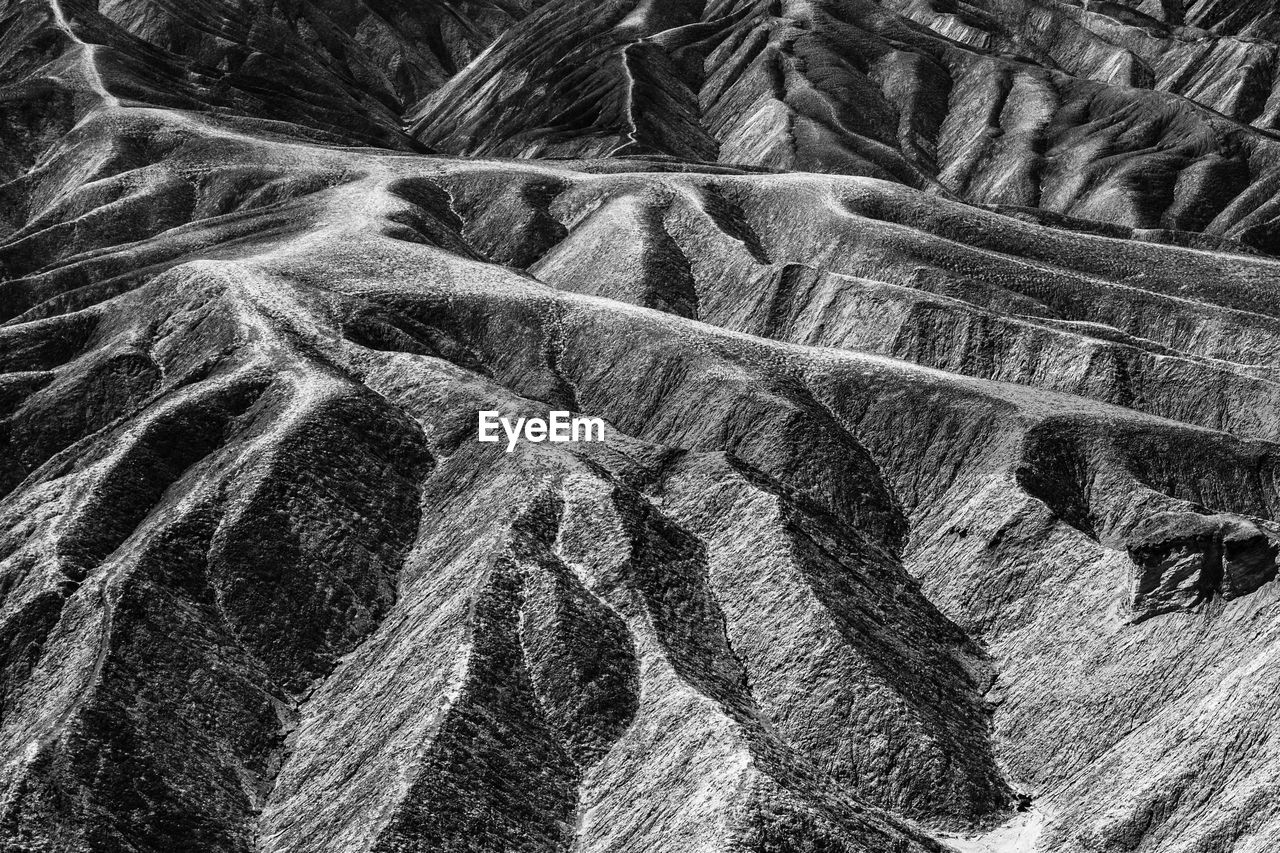 Full frame shot of rock in death valley national park