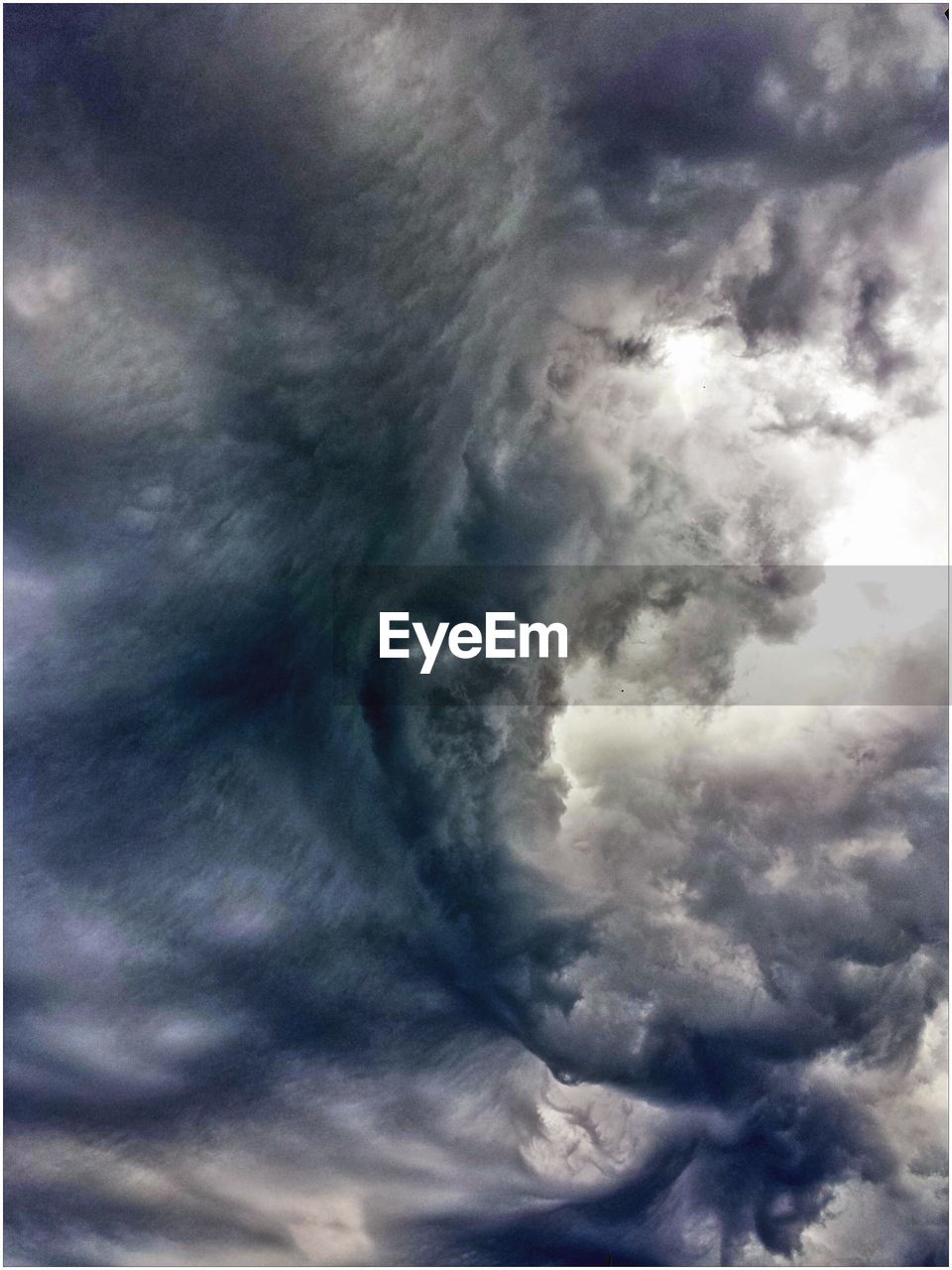 Low angle view of storm clouds in sky