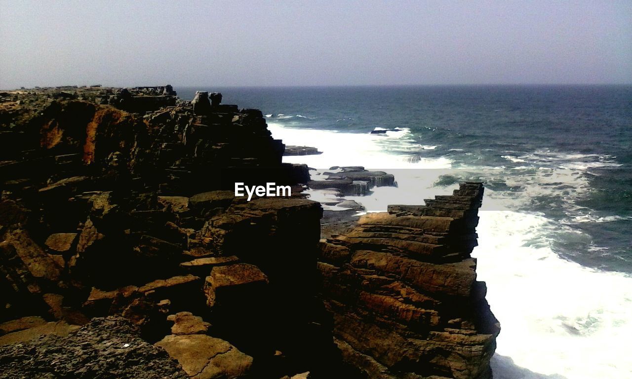 PANORAMIC SHOT OF SEA AGAINST SKY