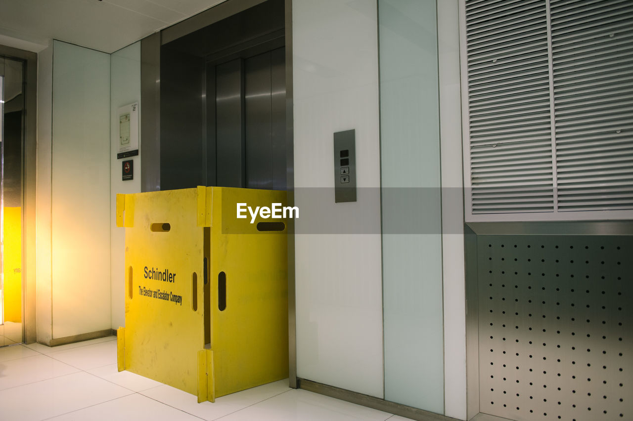 YELLOW DOOR OF BUILDING