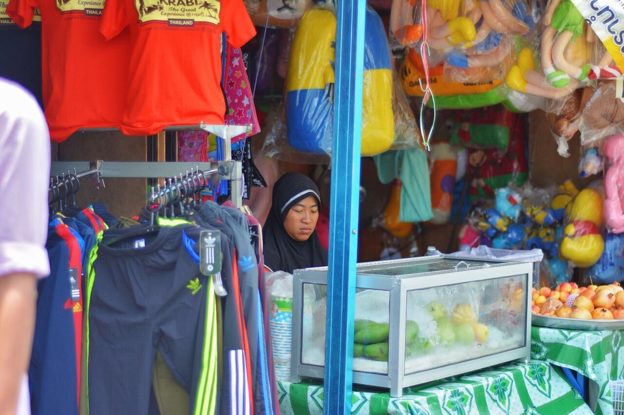 VIEW OF COLORFUL MARKET