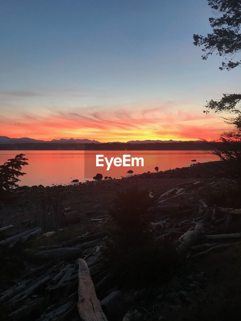 SCENIC VIEW OF SEA AGAINST ROMANTIC SKY