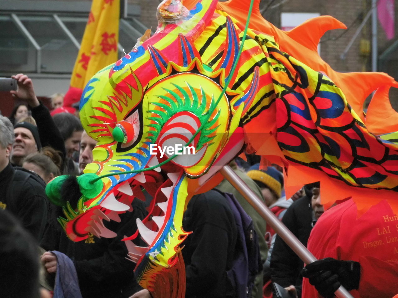 Group of people in festival