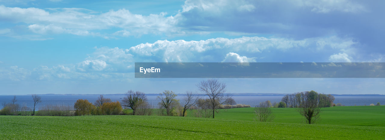 Panoramic view of landscape against sky